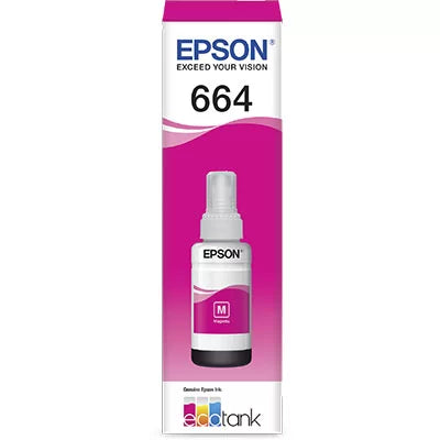 Garrafa Epson para Ecotank Magenta 664