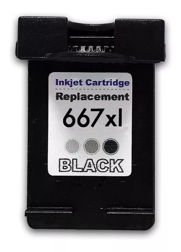 Cartucho Compatível 667xl Black