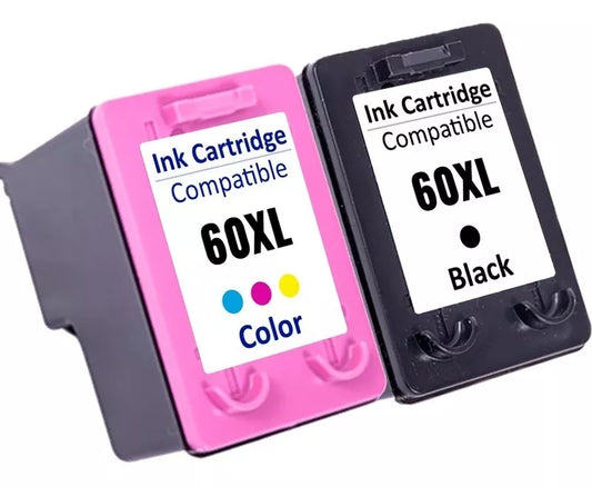 Cartuchos De Tintas Compatíveis 60xl Black e Color