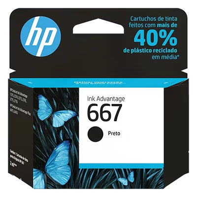 Cartucho HP 667 Black Original