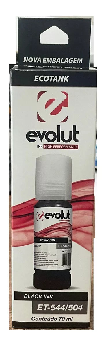 Refil Evolut Para Epson Preta 544