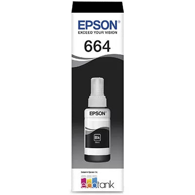 Garrafa Epson para Ecotank Preto 664